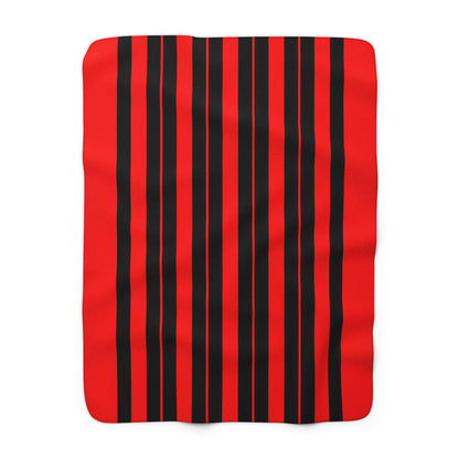 Albania Retro Stripes Blanket Throw