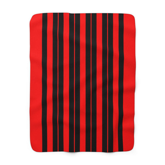 Albania Retro Stripes Blanket Throw