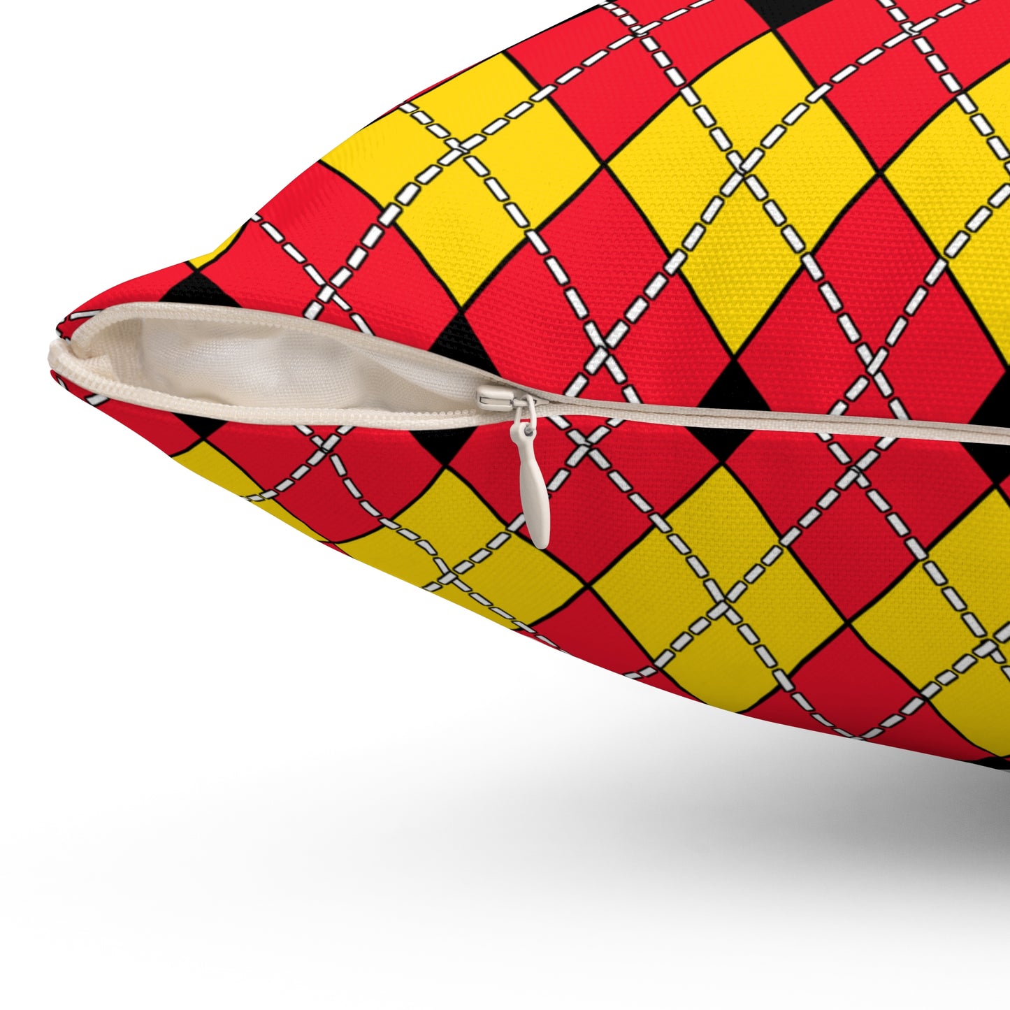 Belgium Retro Argyle Cushion Pillow