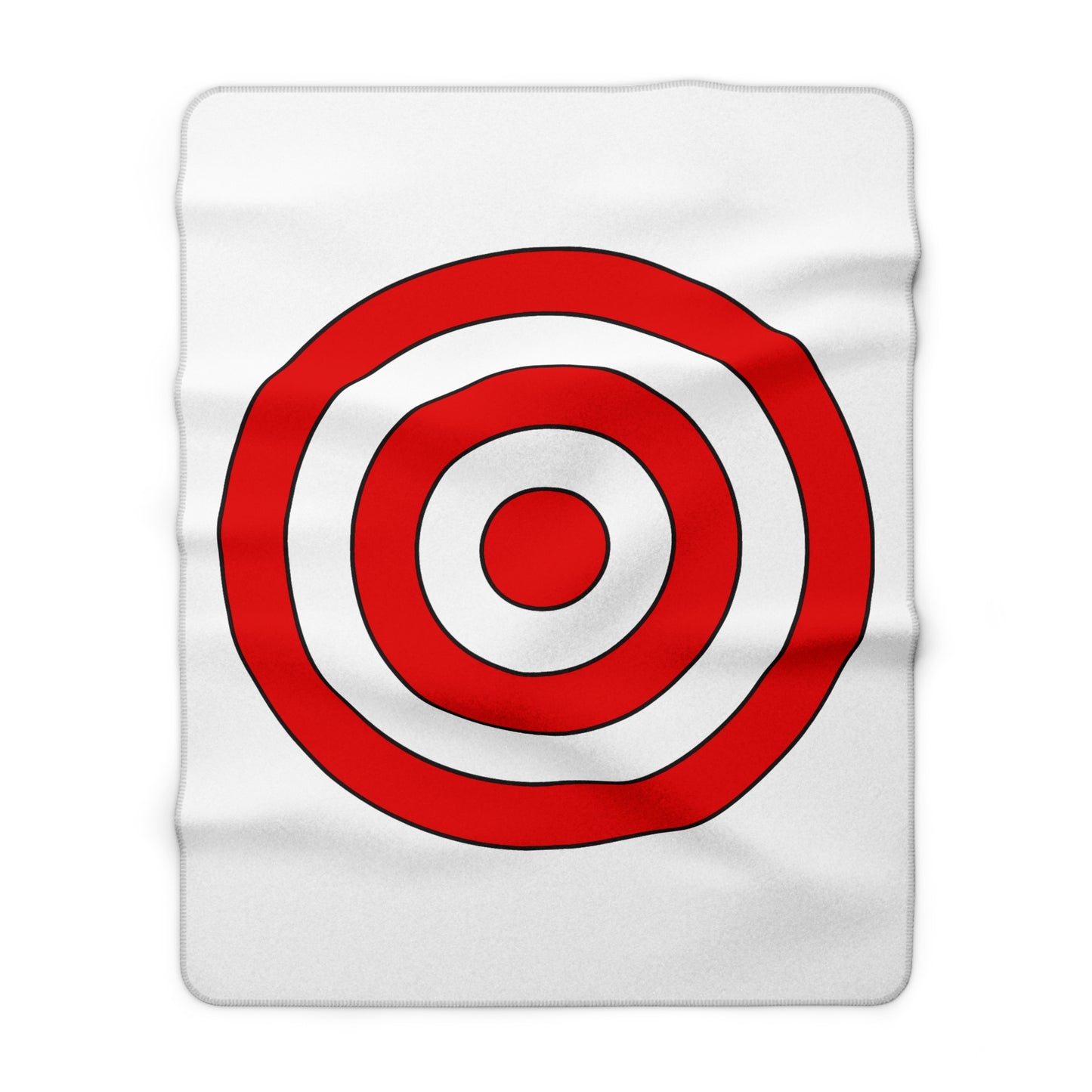 Singapore Retro Target Blanket Throw