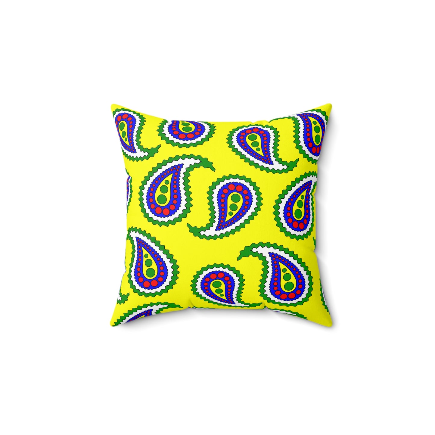 Central African Republic Retro Paisley Cushion Pillow