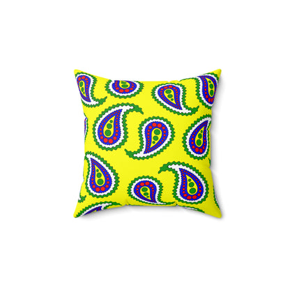 Central African Republic Retro Paisley Cushion Pillow