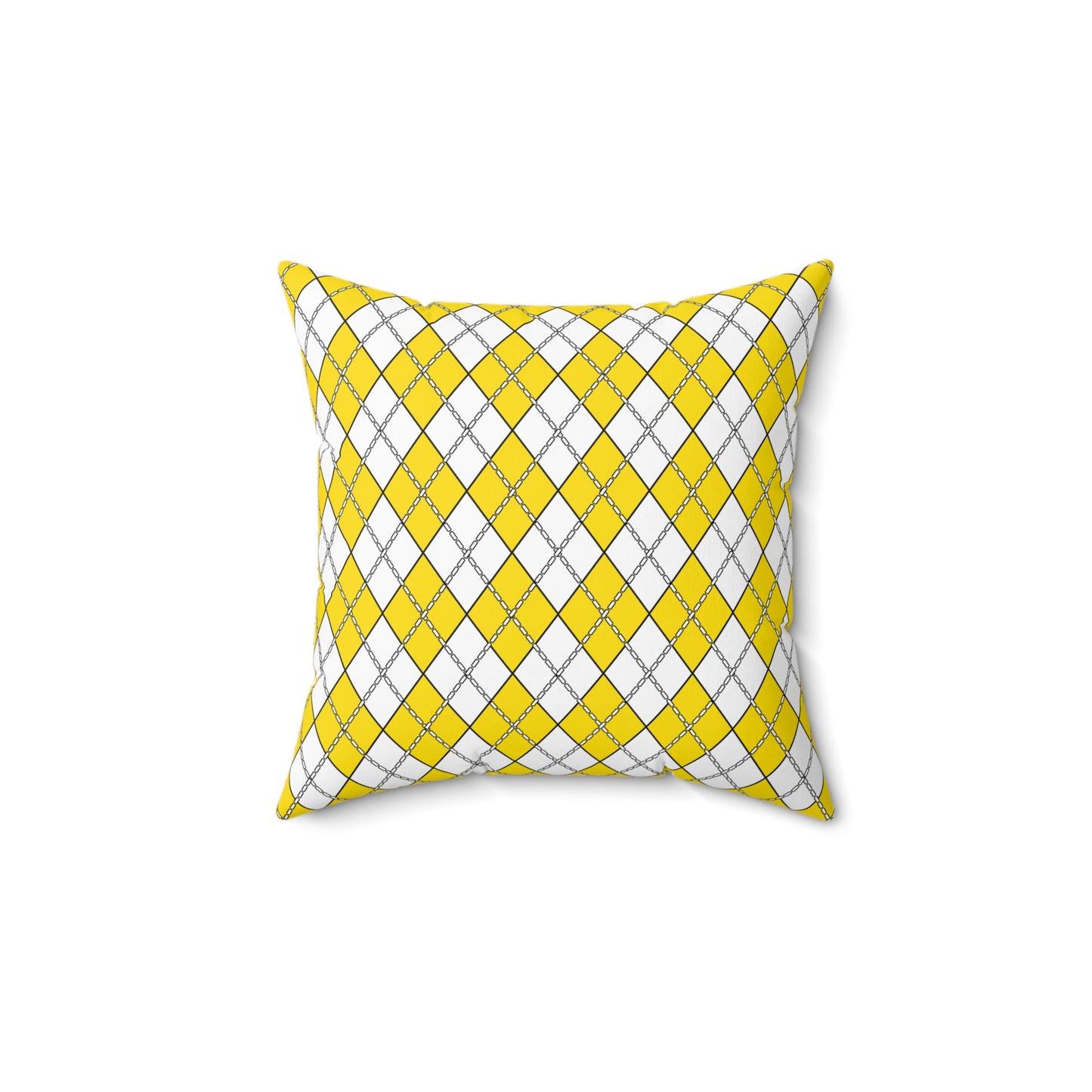 Vatican City Retro Argyle Cushion Pillow