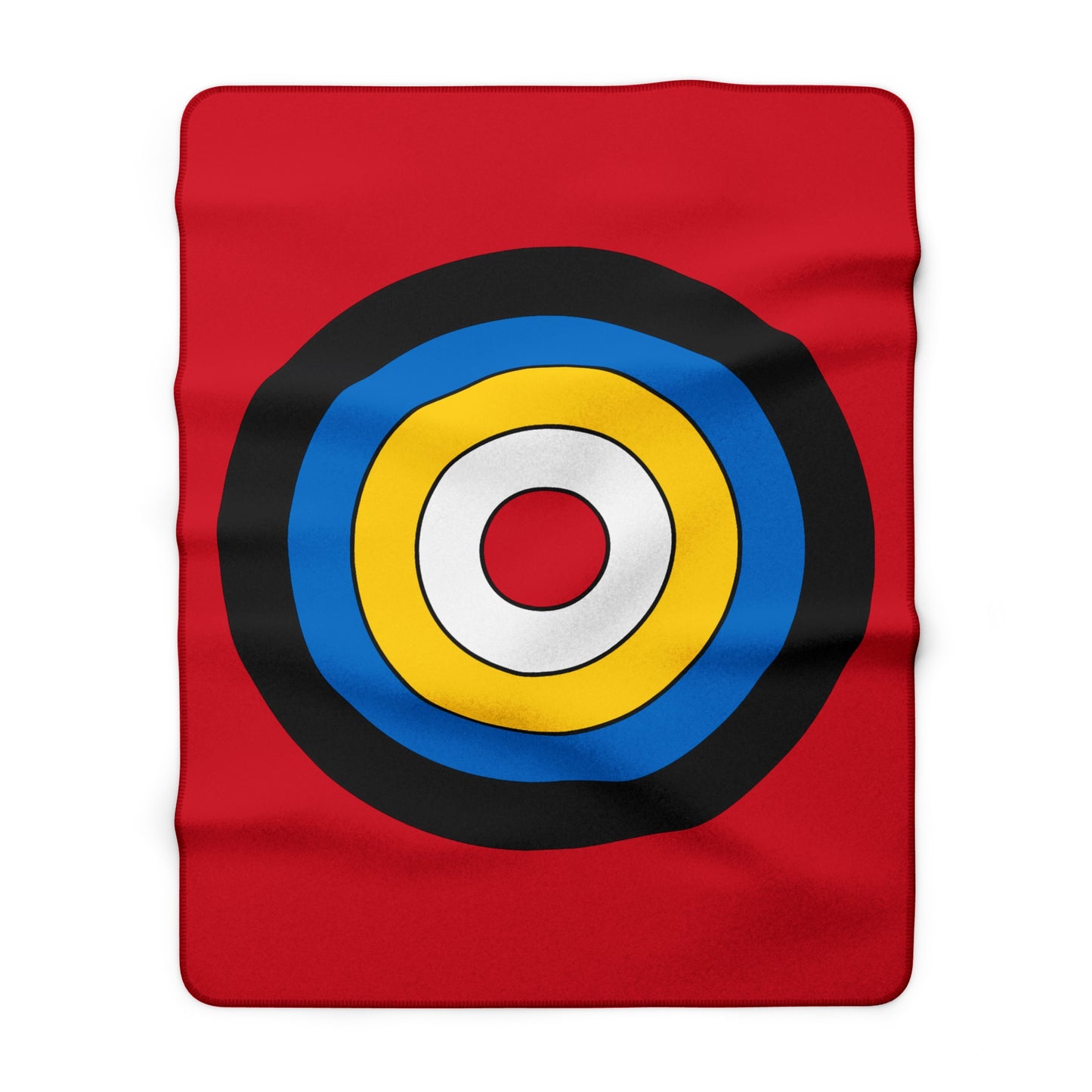 Antigua And Barbuda Retro Target Blanket Throw