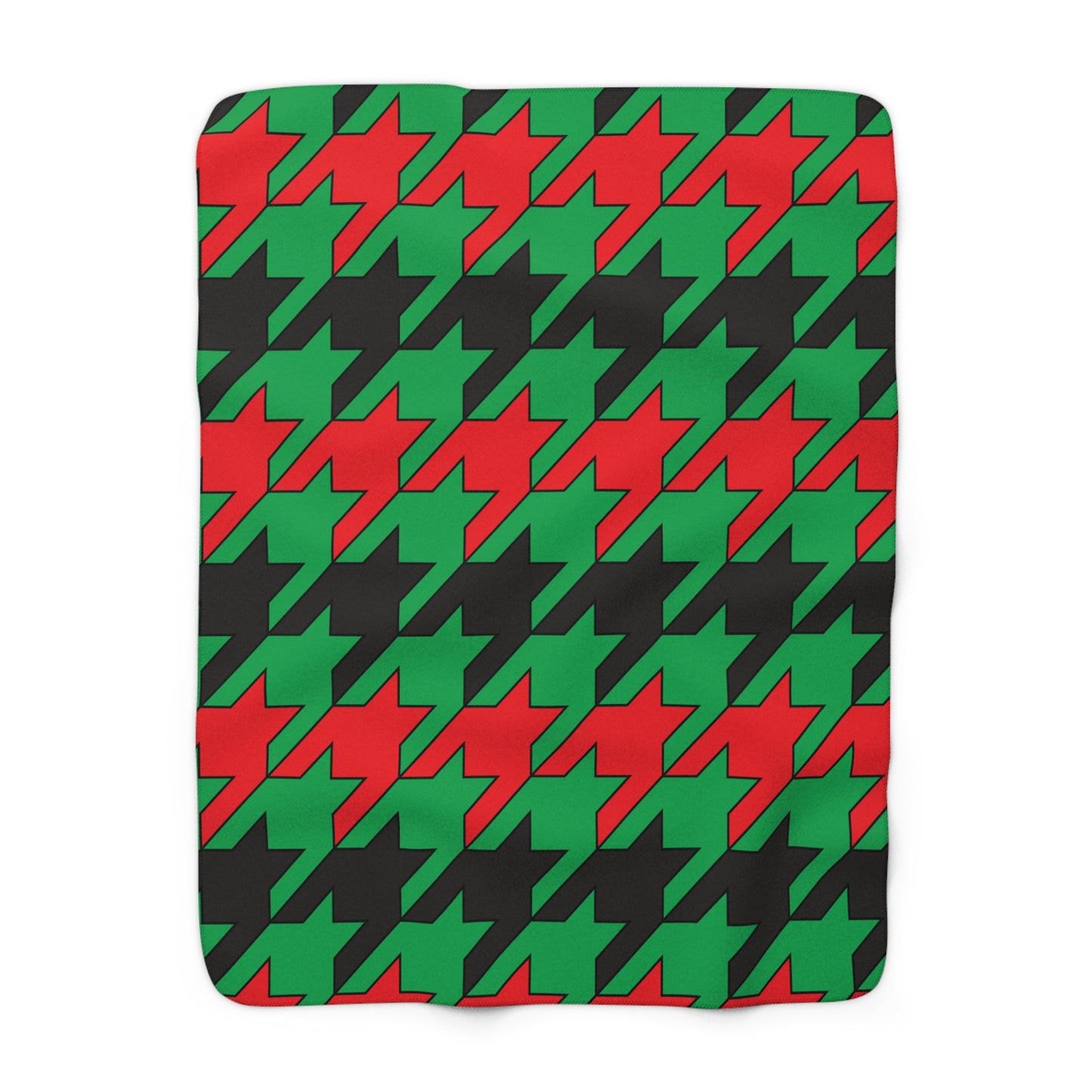 Martinique Retro Houndstooth Blanket Throw