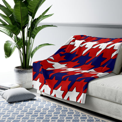 Nepal Retro Houndstooth Blanket Throw