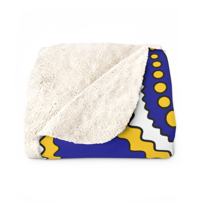 Bosnia And Herzegovina Retro Paisley Blanket Throw