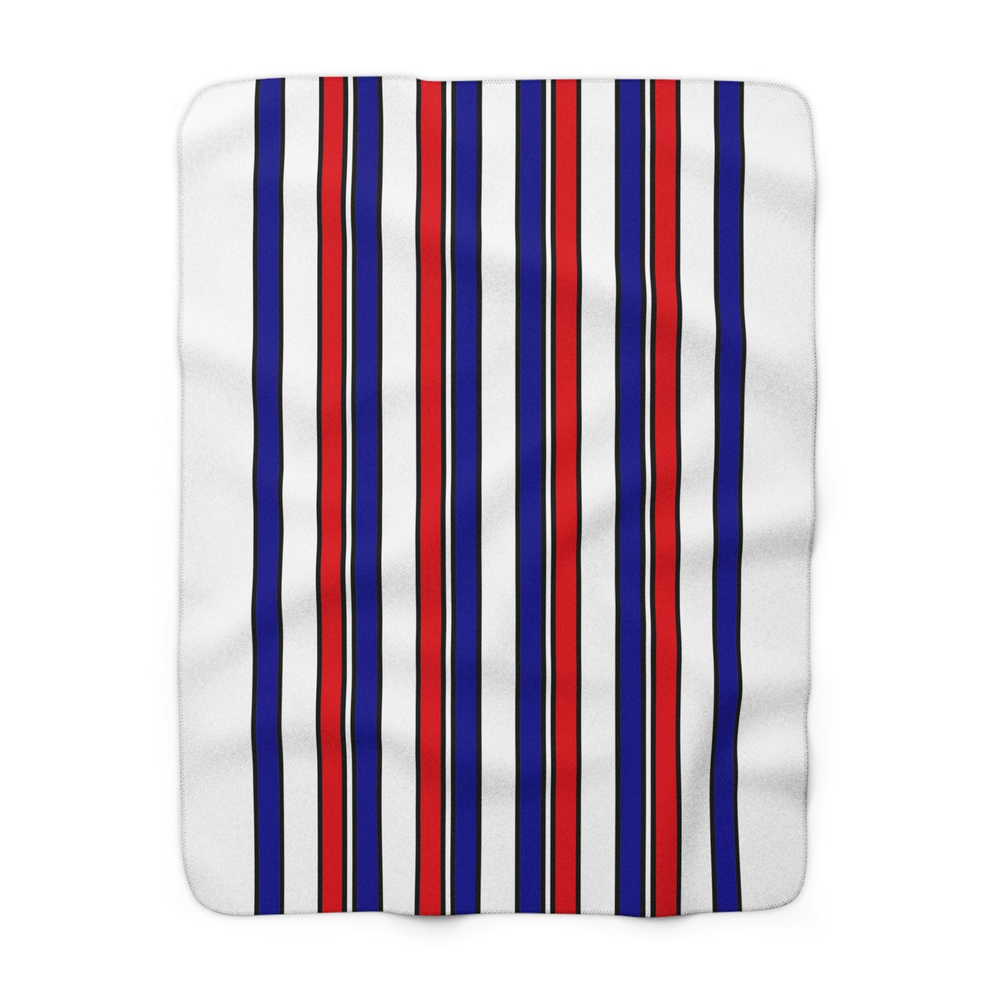 Saint Barthelemy Retro Stripes Blanket Throw