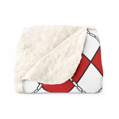 Northern Ireland Retro Argyle Blanket Throw