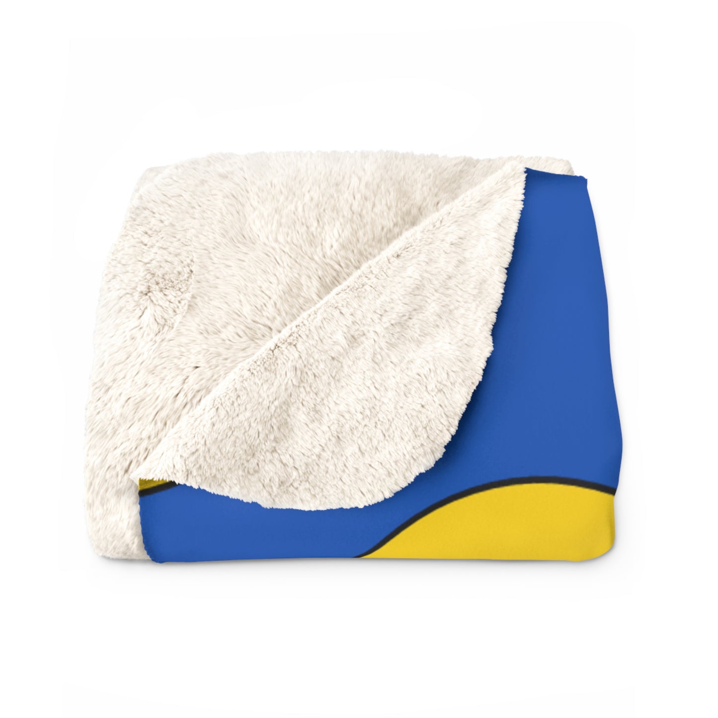 Ukraine Retro Polka Dots Blanket Throw