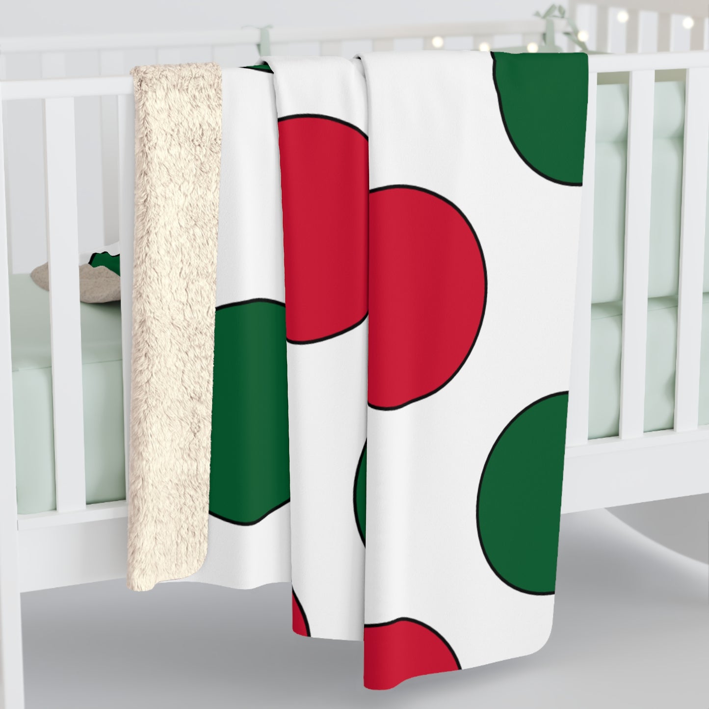 Algeria Retro Polka Dots Blanket Throw