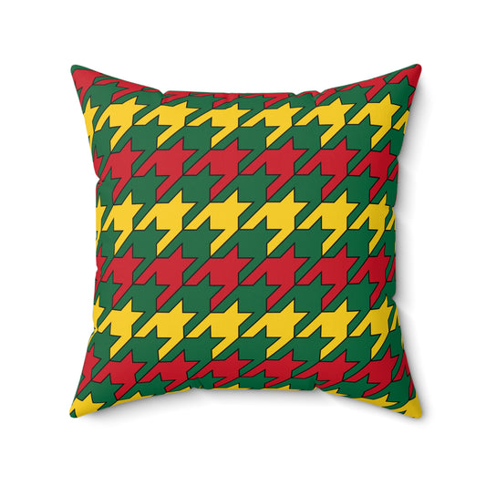 Ghana Retro Houndstooth Cushion Pillow