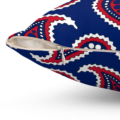 Anguilla Retro Paisley Cushion Pillow