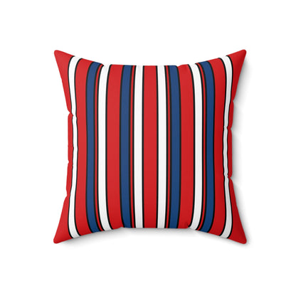 Czechia Retro Stripes Cushion Pillow