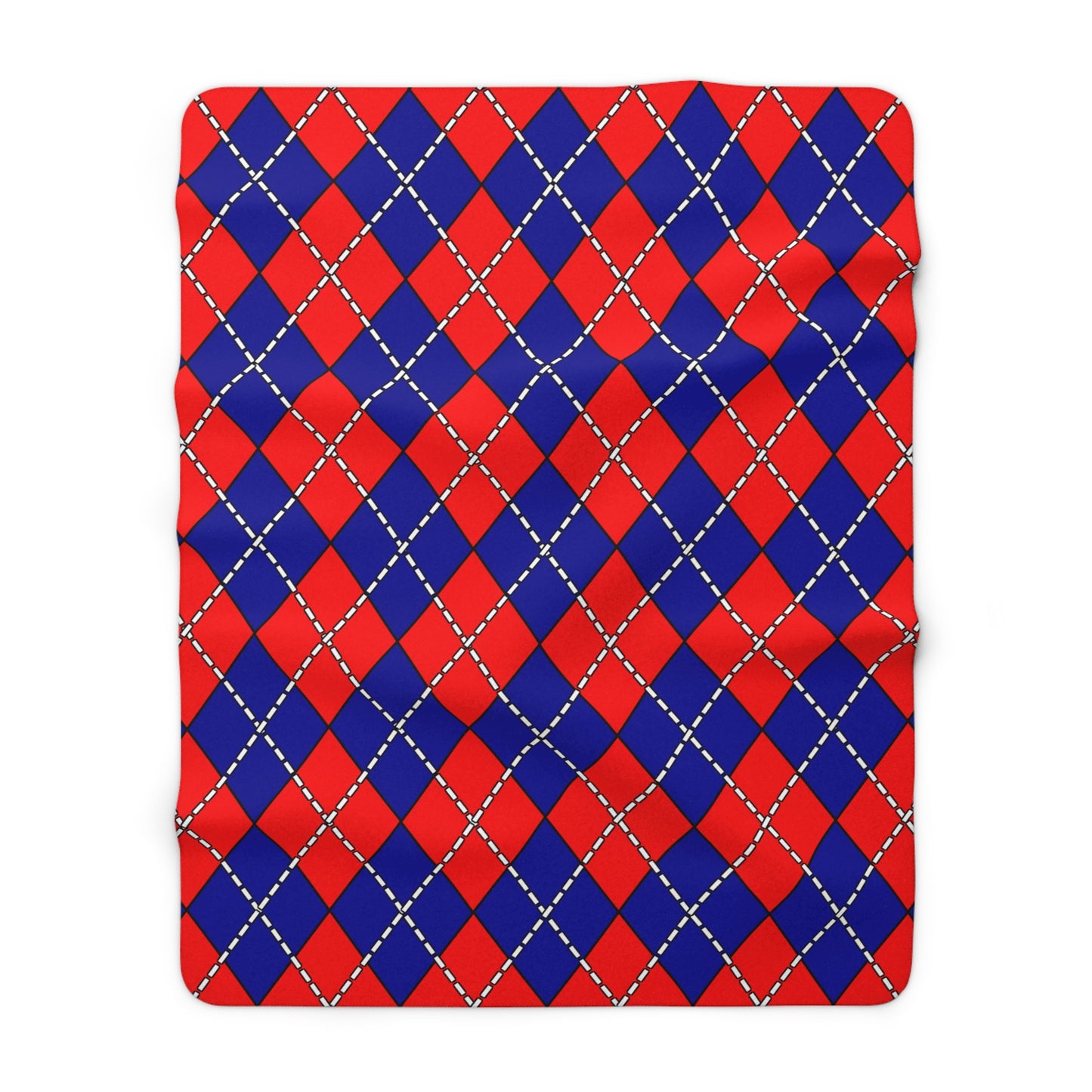 Taiwan Retro Argyle Blanket Throw