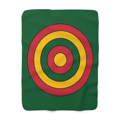 Mauritania Retro Target Blanket Throw