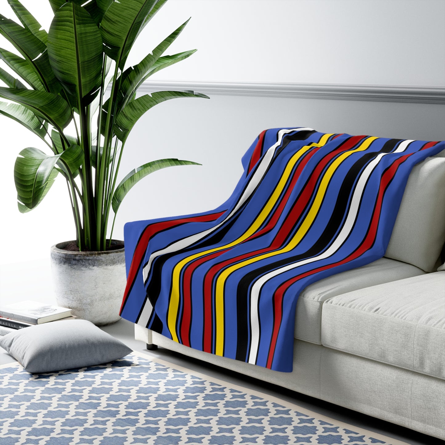 Eswatini Retro Stripes Blanket Throw