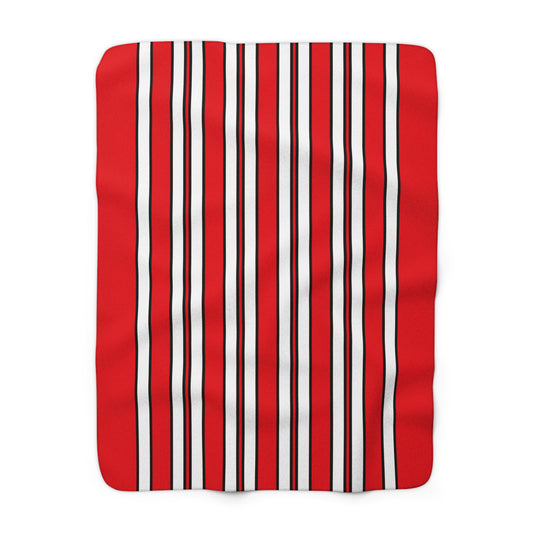 Indonesia Retro Stripes Blanket Throw