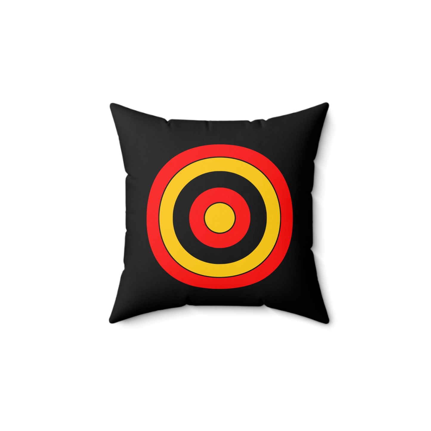Papua New Guinea Retro Target Cushion Pillow