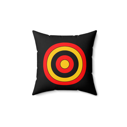 Papua New Guinea Retro Target Cushion Pillow