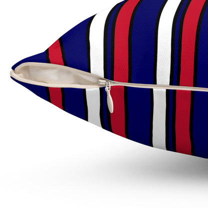 South Georgia And The South Sandwich Islands Retro Stripes Cushion Pillow