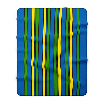 Gabon Retro Stripes Blanket Throw
