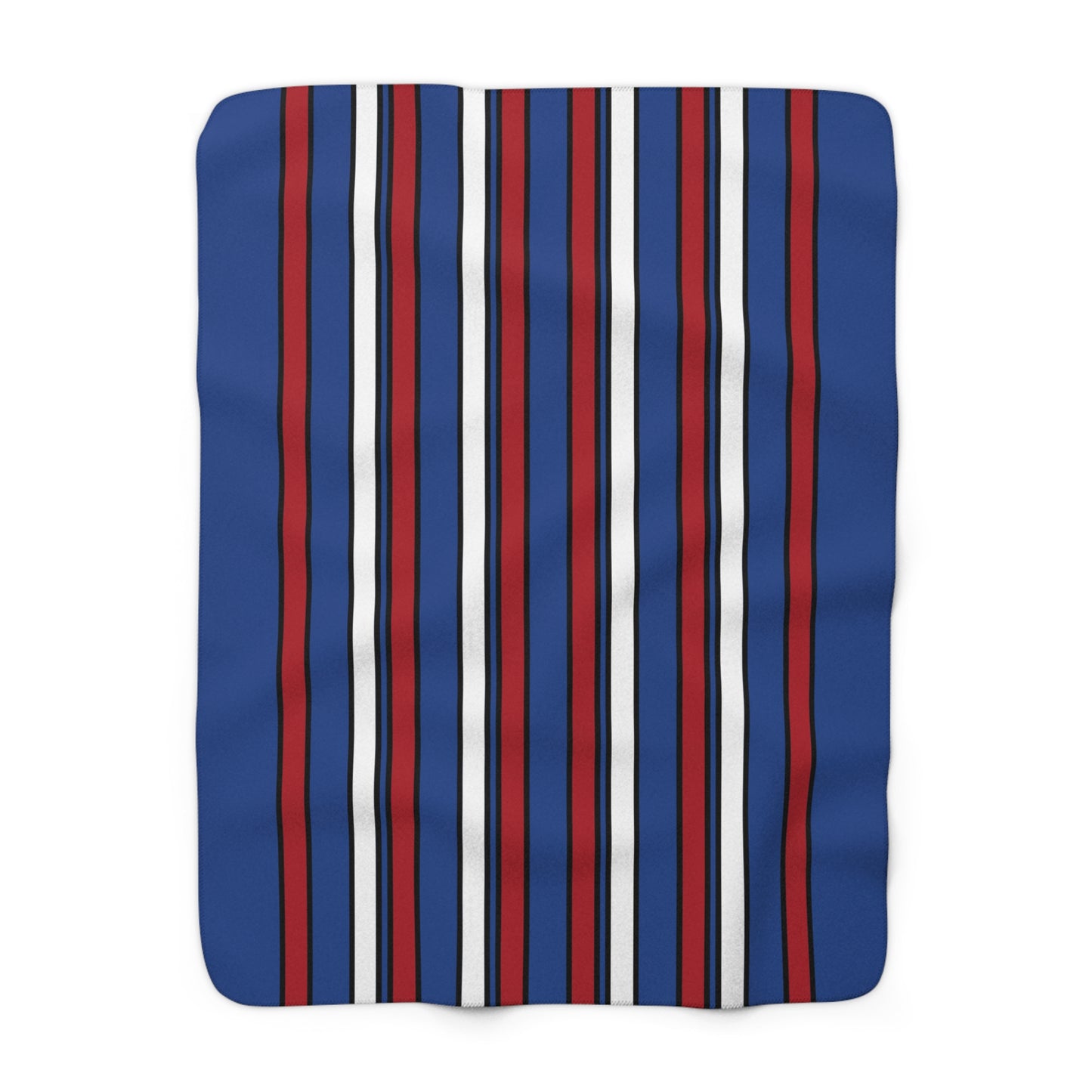 Caribbean Netherlands Retro Stripes Blanket Throw