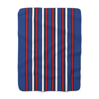 Netherlands Retro Stripes Blanket Throw