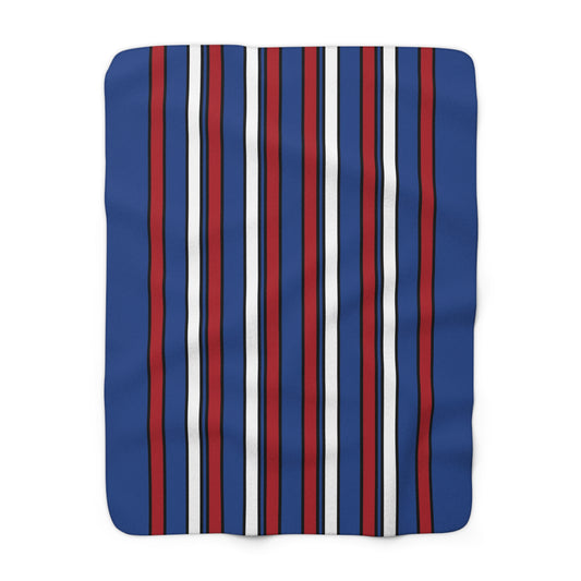 Netherlands Retro Stripes Blanket Throw