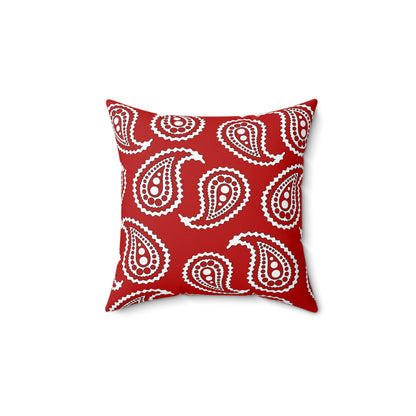 Isle Of Man Retro Paisley Cushion Pillow
