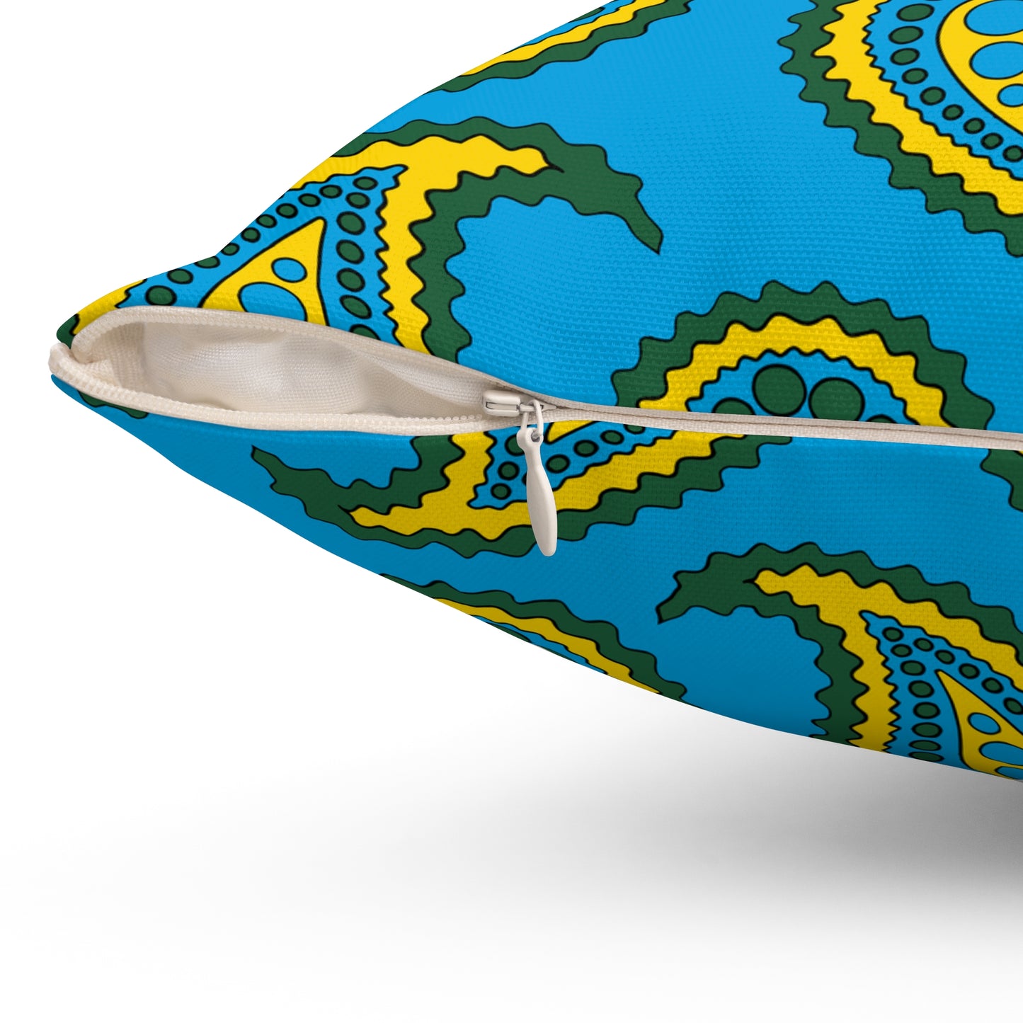 Rwanda Retro Paisley Cushion Pillow