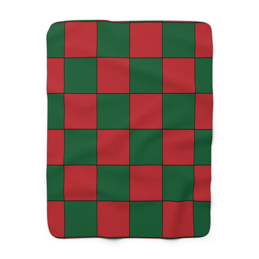 Morocco Retro Check Blanket Throw
