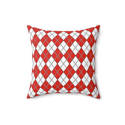 French Polynesia Retro Argyle Cushion Pillow