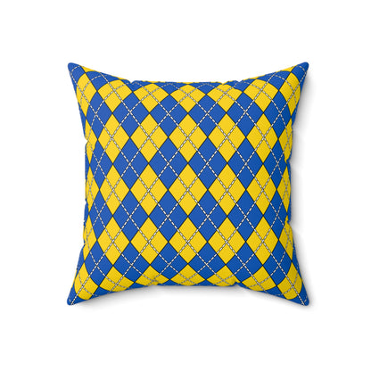 Ukraine Retro Argyle Cushion Pillow