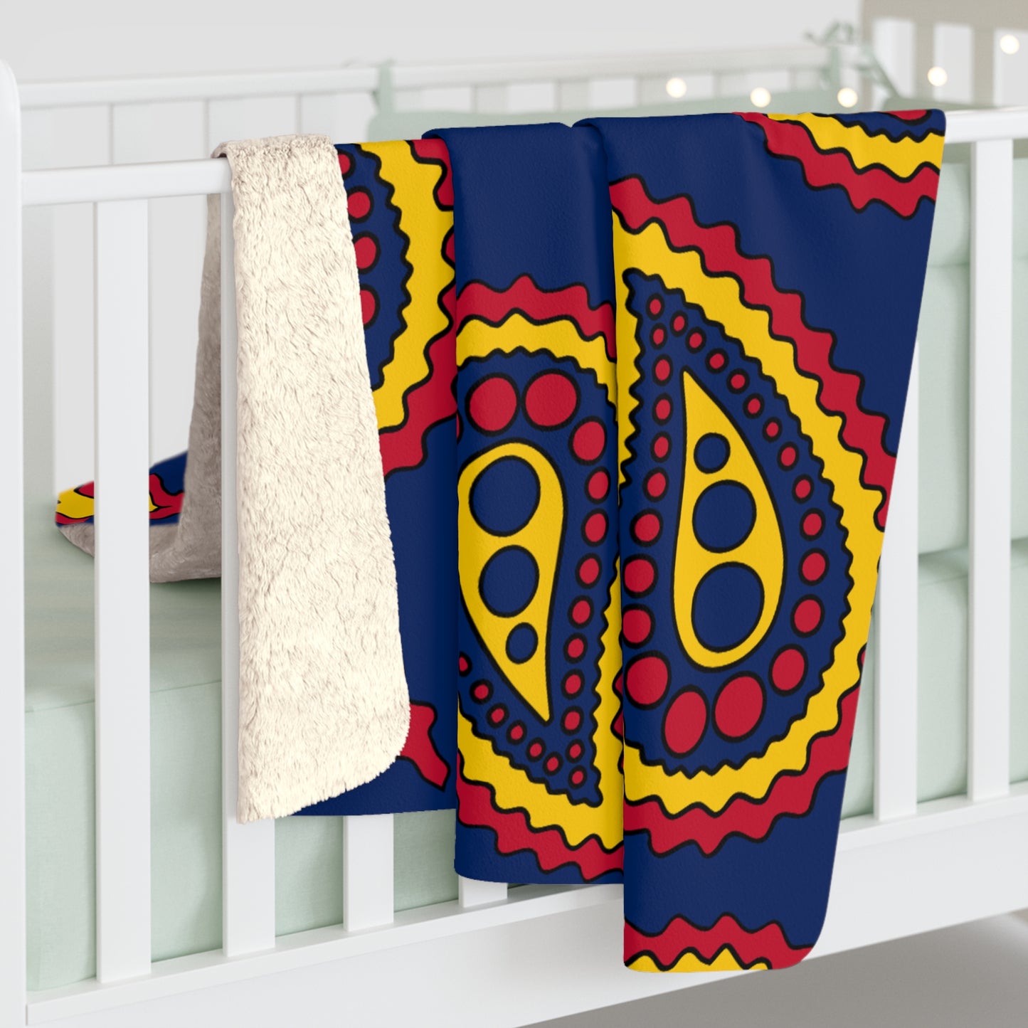 Chad Retro Paisley Blanket Throw