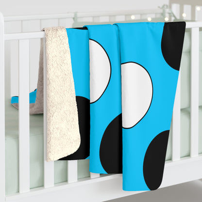 Botswana Retro Polka Dots Blanket Throw