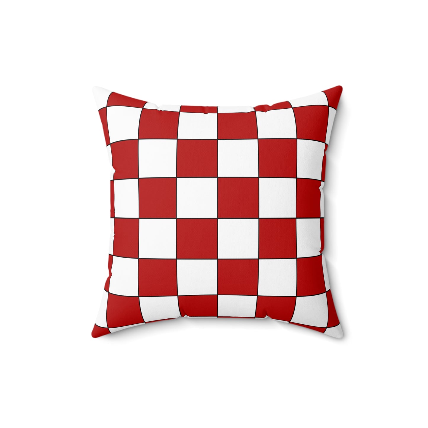 Isle Of Man Retro Check Cushion Pillow