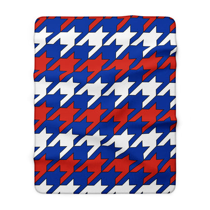 Russia Retro Houndstooth Blanket Throw