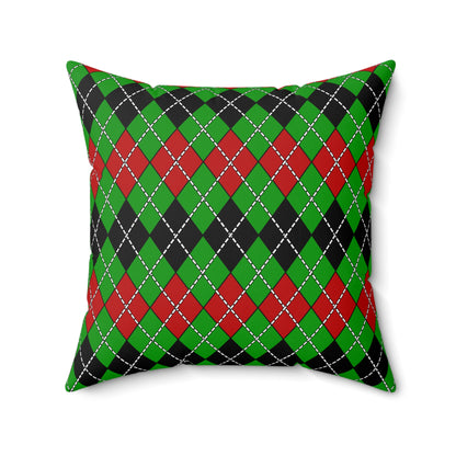 Afghanistan Retro Argyle Cushion Pillow