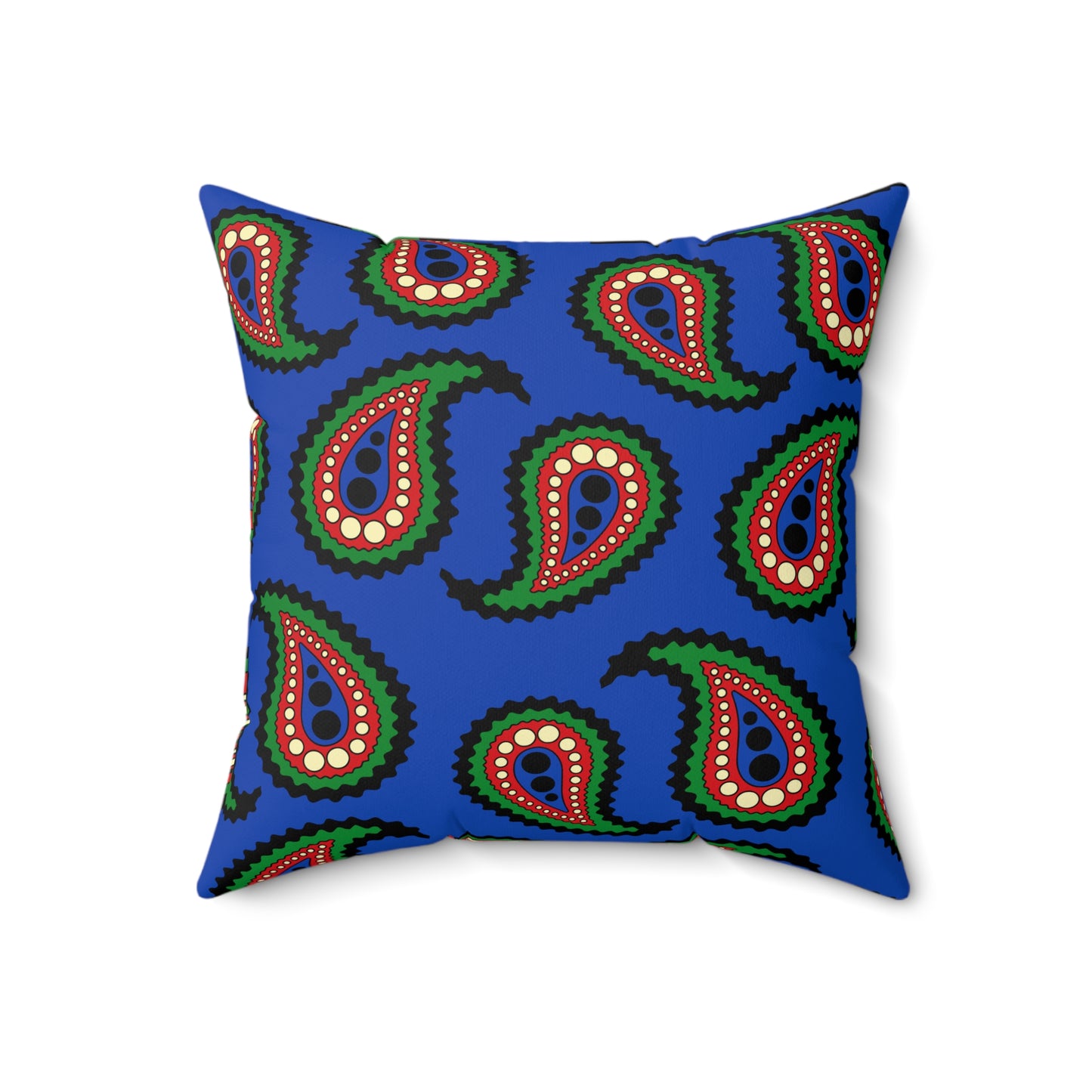 South Sudan Retro Paisley Cushion Pillow