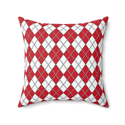 Bahrain Retro Argyle Cushion Pillow