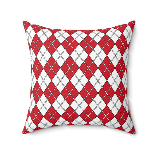 Bahrain Retro Argyle Cushion Pillow