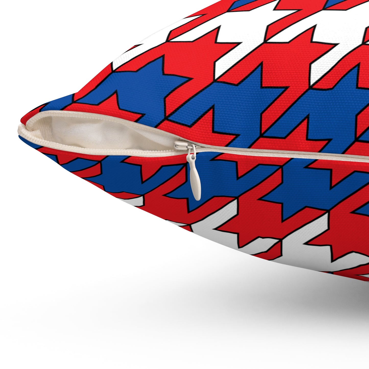 Slovakia Retro Houndstooth Cushion Pillow