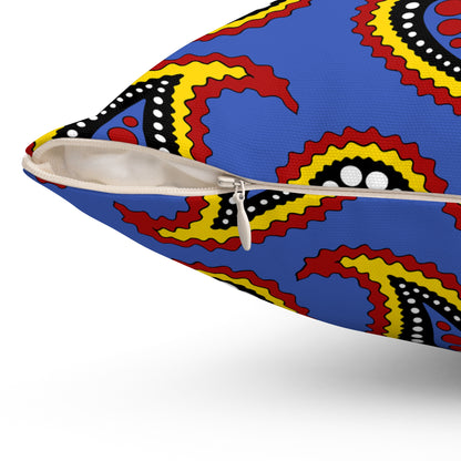 Eswatini Retro Paisley Cushion Pillow