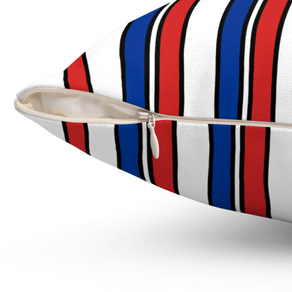 Faroe Islands Retro Stripes Cushion Pillow