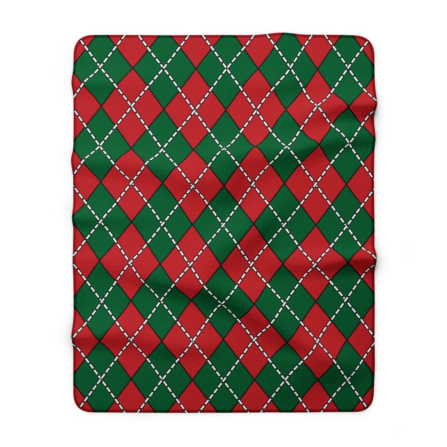 Morocco Retro Argyle Blanket Throw