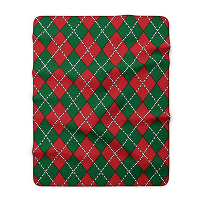 Morocco Retro Argyle Blanket Throw