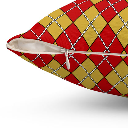 Montenegro Retro Argyle Cushion Pillow