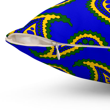 Solomon Islands Retro Paisley Cushion Pillow