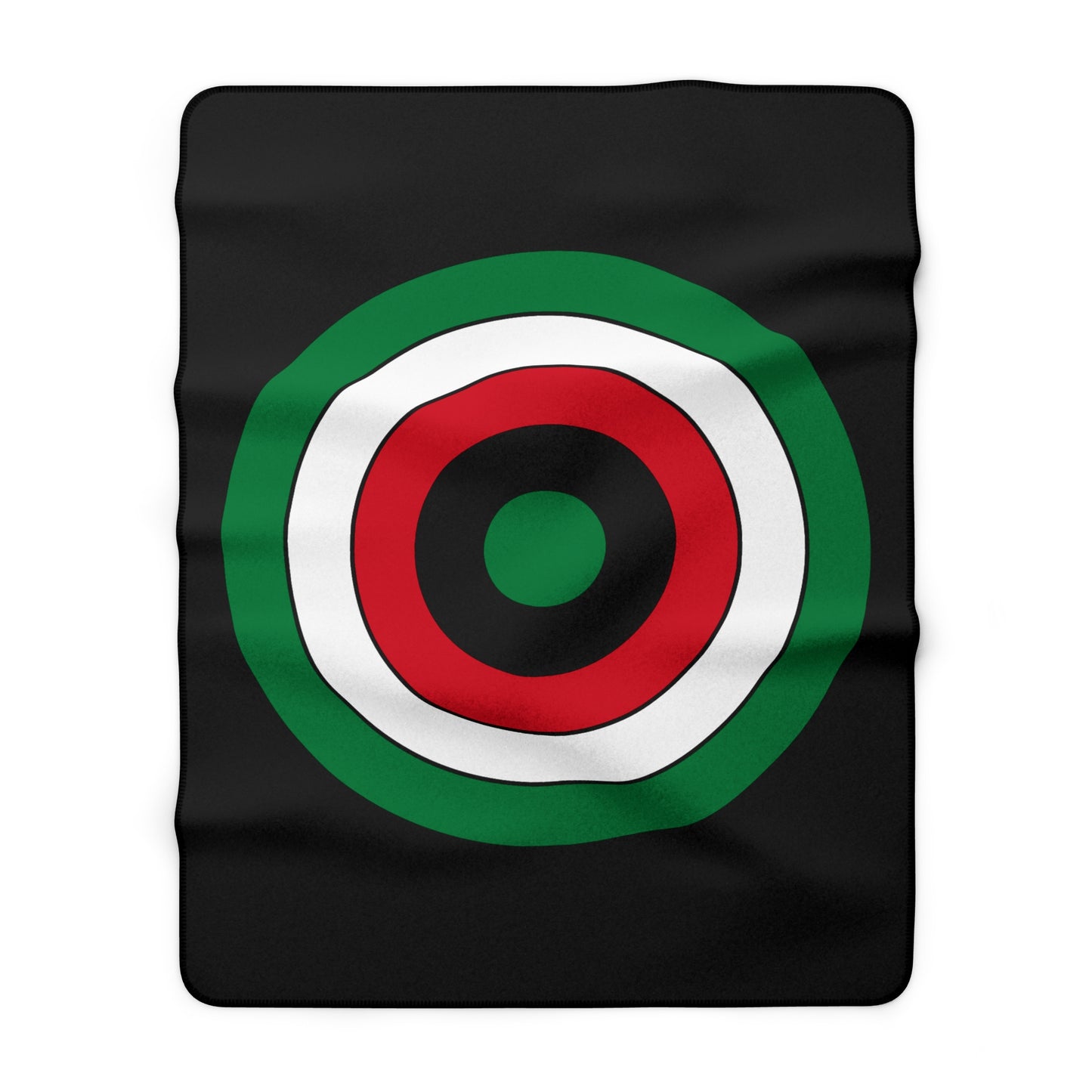 Syria Retro Target Blanket Throw
